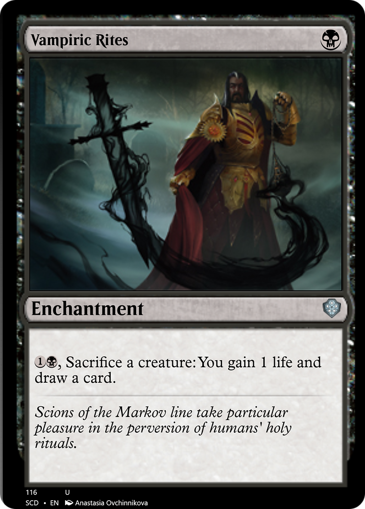 Vampiric Rites [Starter Commander Decks] | Exor Games Dartmouth