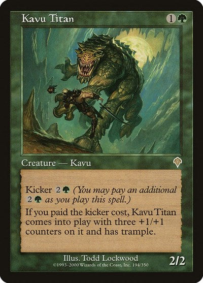 Kavu Titan [Invasion] | Exor Games Dartmouth
