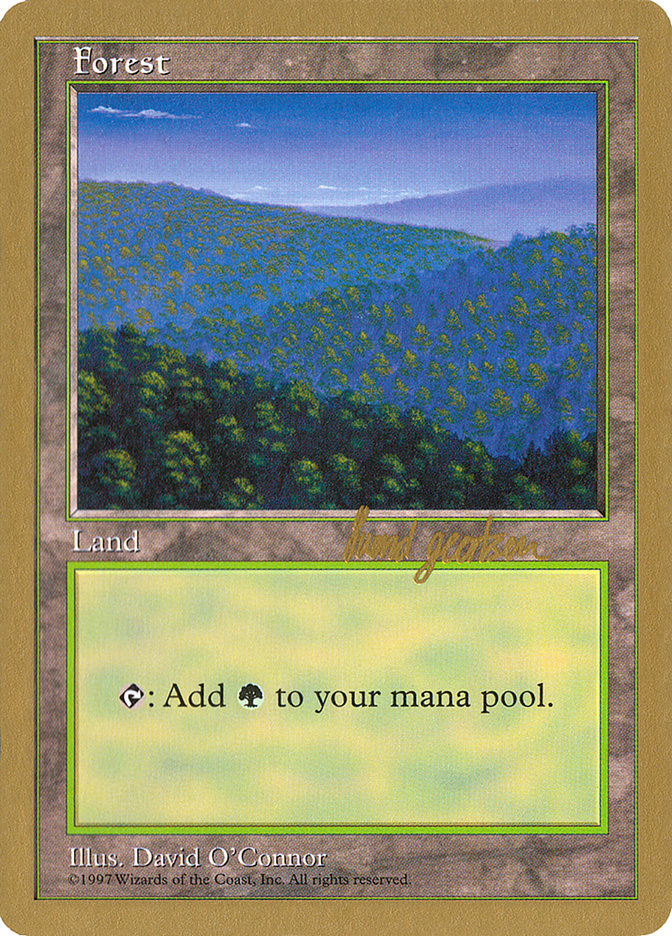 Forest (418) (Svend Geertsen) [World Championship Decks 1997] | Exor Games Dartmouth