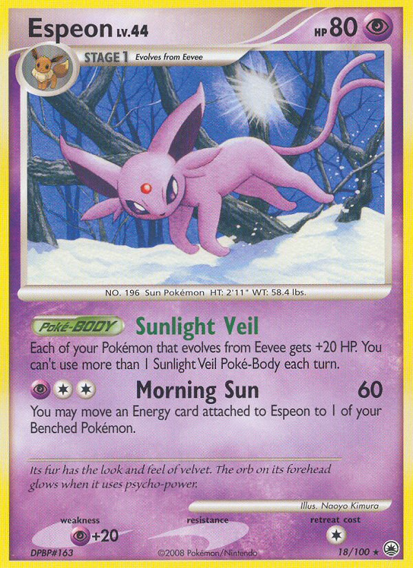 Espeon (18/100) [Diamond & Pearl: Majestic Dawn] | Exor Games Dartmouth