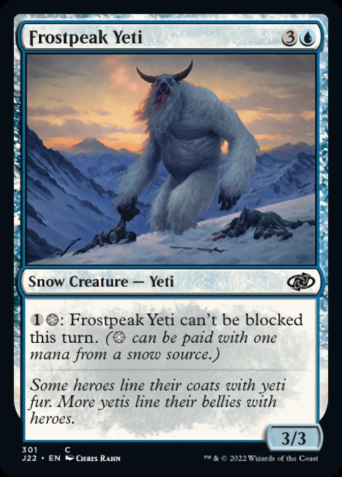 Frostpeak Yeti [Jumpstart 2022] | Exor Games Dartmouth