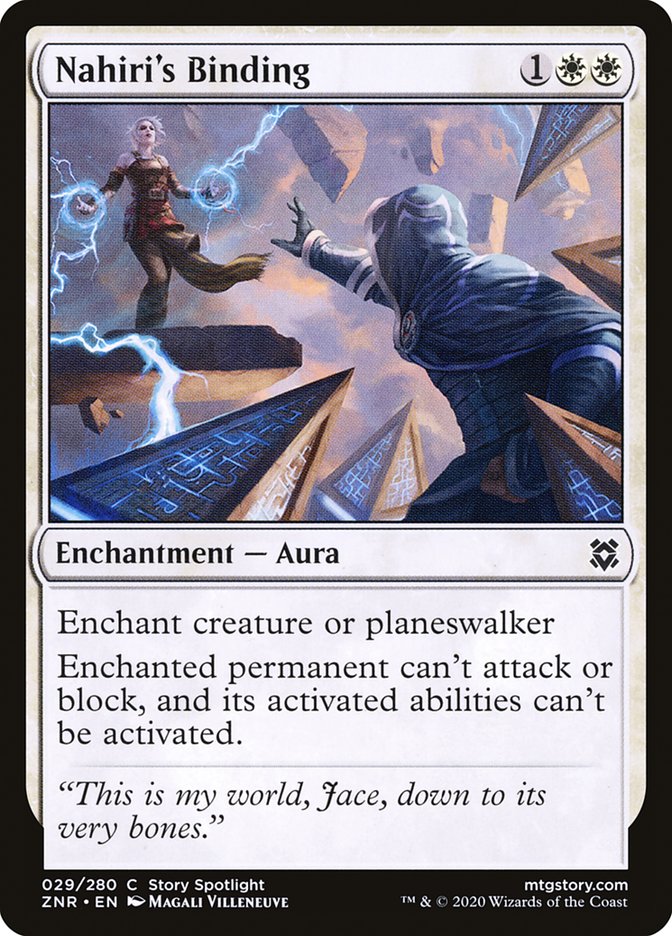 Nahiri's Binding [Zendikar Rising] | Exor Games Dartmouth