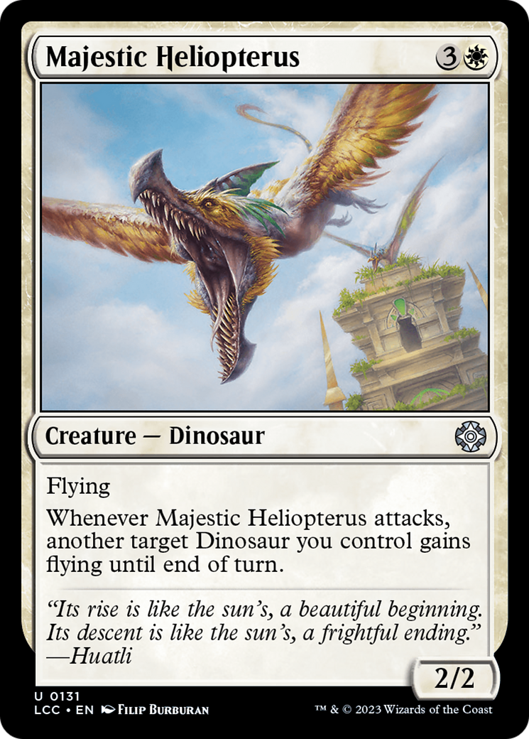 Majestic Heliopterus [The Lost Caverns of Ixalan Commander] | Exor Games Dartmouth