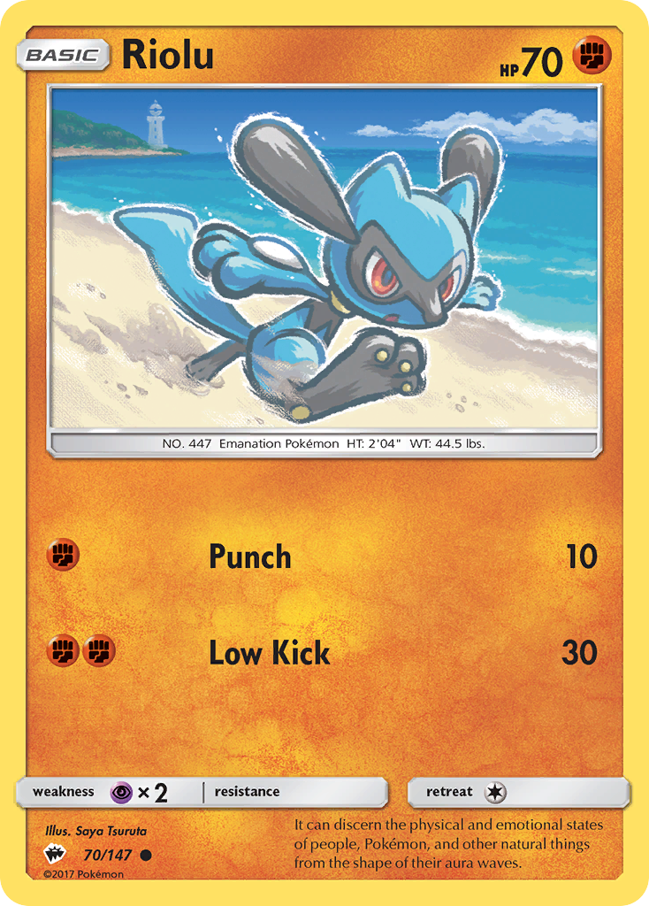 Riolu (70/147) [Sun & Moon: Burning Shadows] | Exor Games Dartmouth