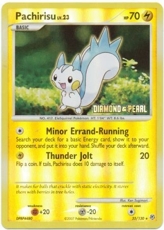 Pachirisu (35/130) [Burger King Promos: 2008 Collection] | Exor Games Dartmouth