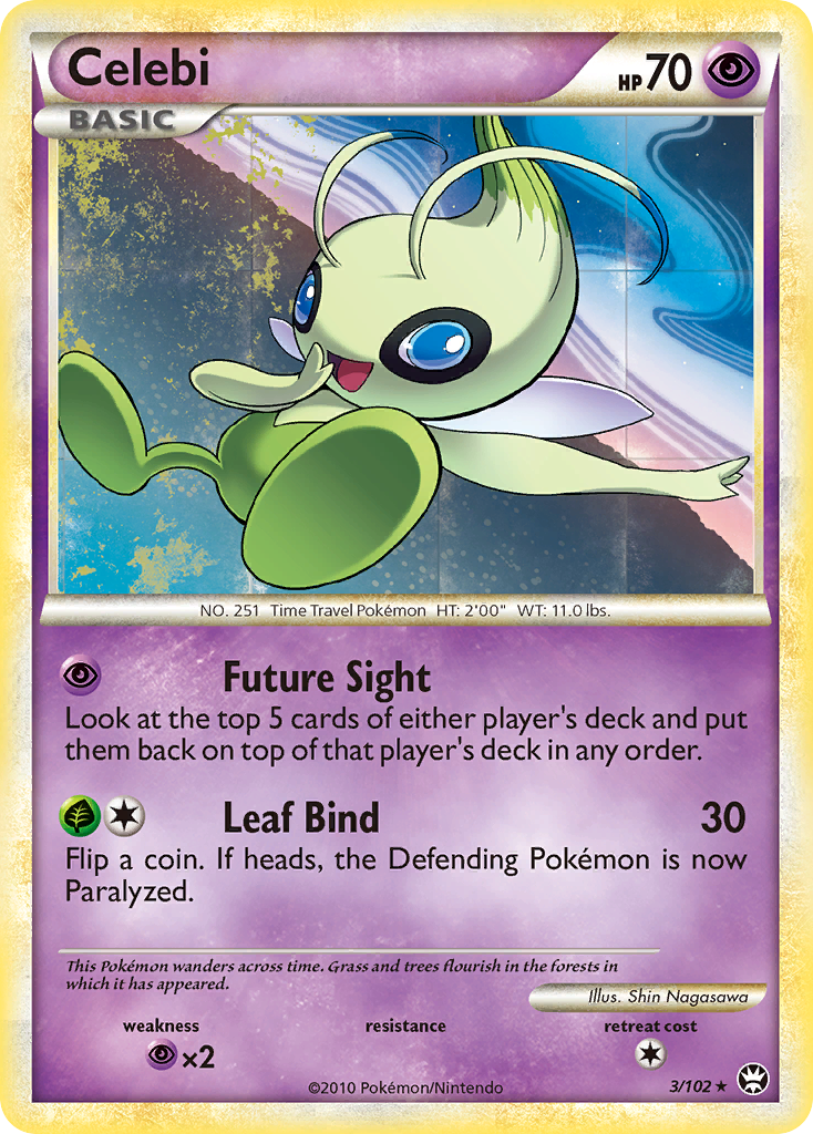 Celebi (3/102) [HeartGold & SoulSilver: Triumphant] | Exor Games Dartmouth