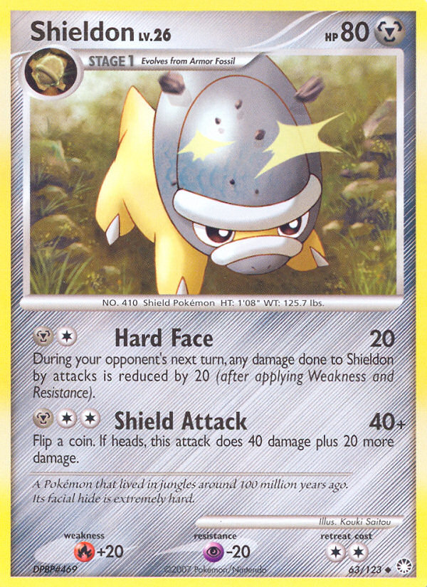 Shieldon (63/123) [Diamond & Pearl: Mysterious Treasures] | Exor Games Dartmouth