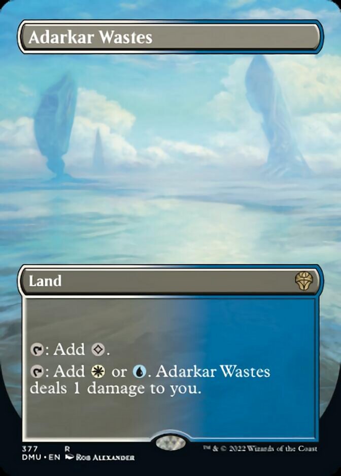 Adarkar Wastes (Borderless Alternate Art) [Dominaria United] | Exor Games Dartmouth