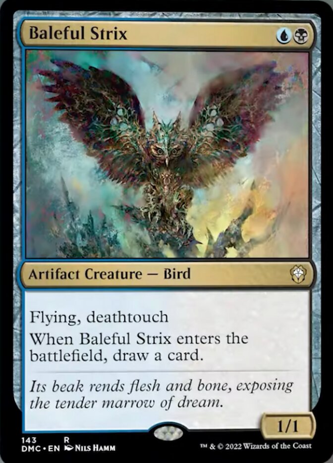 Baleful Strix [Dominaria United Commander] | Exor Games Dartmouth