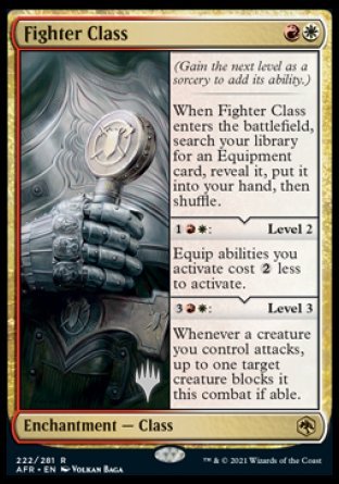 Fighter Class (Promo Pack) [Dungeons & Dragons: Adventures in the Forgotten Realms Promos] | Exor Games Dartmouth