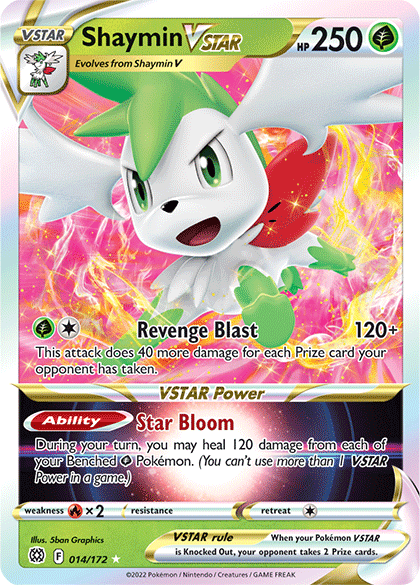 Shaymin VSTAR (014/172) [Sword & Shield: Brilliant Stars] | Exor Games Dartmouth