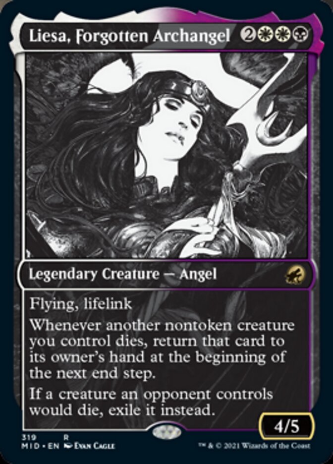 Liesa, Forgotten Archangel (Showcase Eternal Night) [Innistrad: Midnight Hunt] | Exor Games Dartmouth