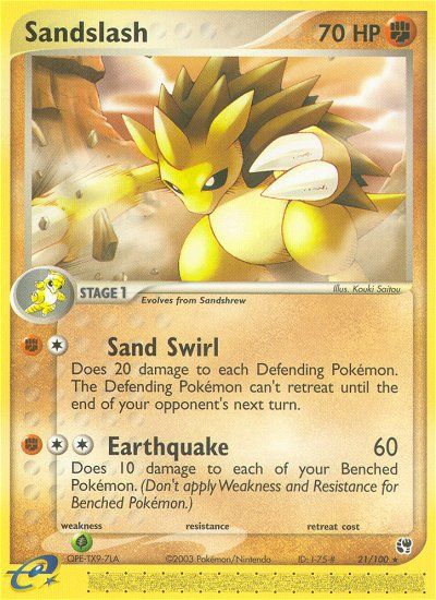 Sandslash (21/100) [EX: Sandstorm] | Exor Games Dartmouth