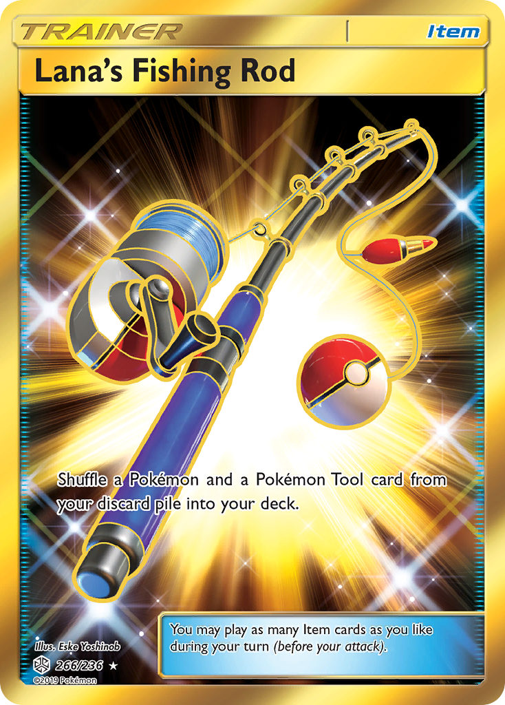 Lana's Fishing Rod (266/236) [Sun & Moon: Cosmic Eclipse] | Exor Games Dartmouth