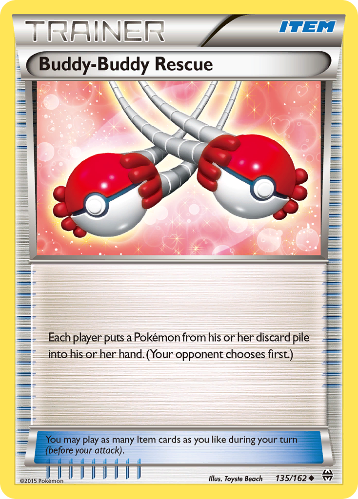 Buddy-Buddy Rescue (135/162) [XY: BREAKthrough] | Exor Games Dartmouth