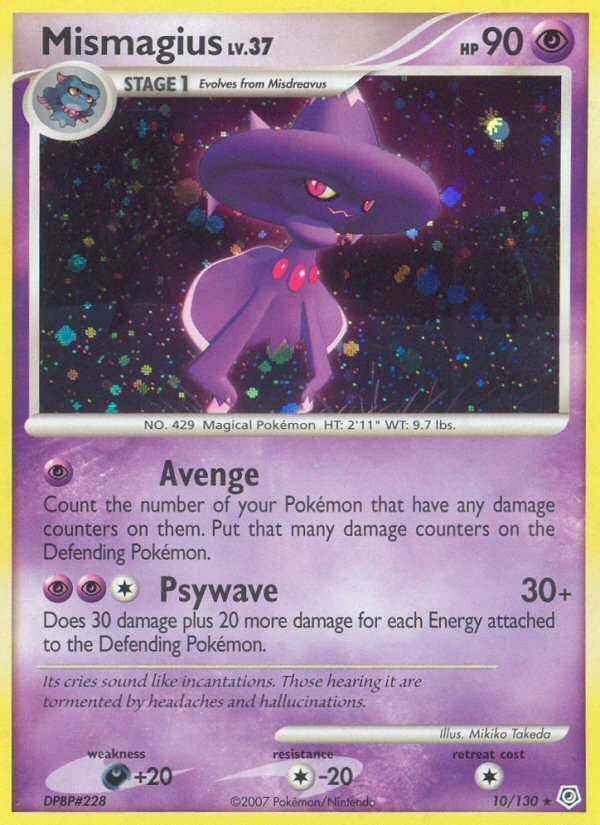 Mismagius (10/130) [Diamond & Pearl: Base Set] | Exor Games Dartmouth