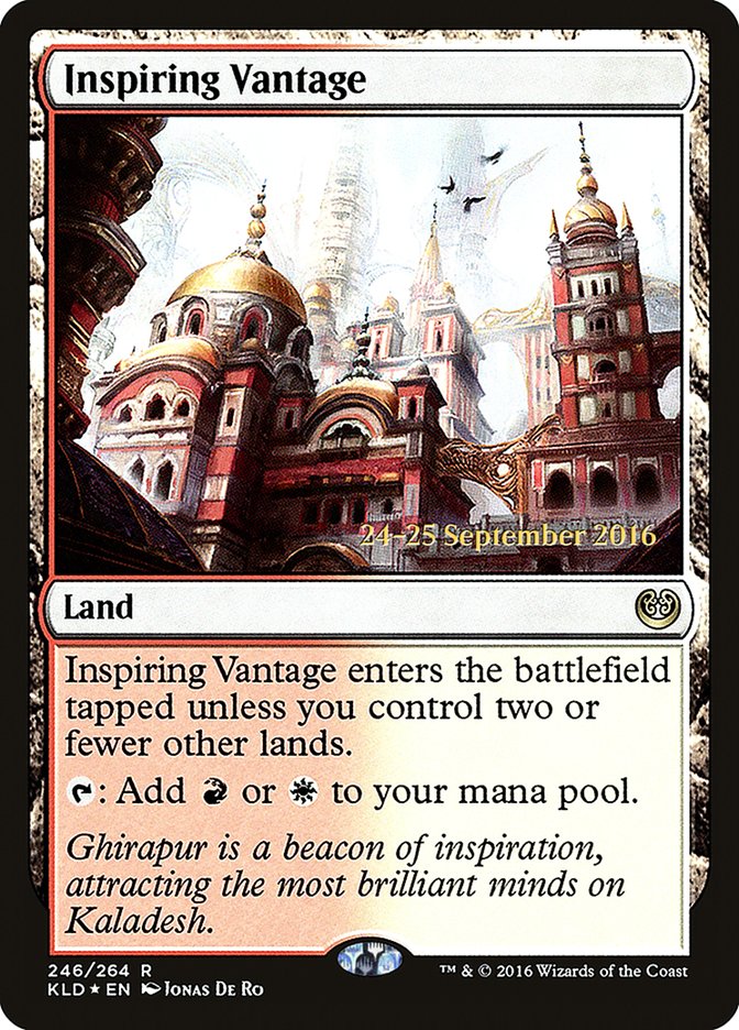 Inspiring Vantage  [Kaladesh Prerelease Promos] | Exor Games Dartmouth