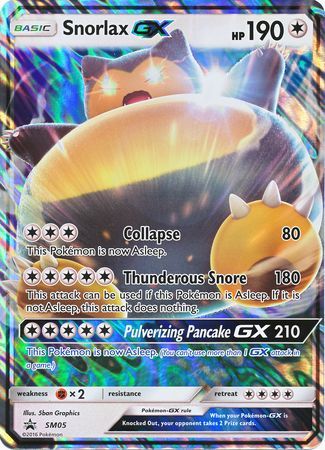 Snorlax GX (SM05) (Jumbo Card) [Sun & Moon: Black Star Promos] | Exor Games Dartmouth