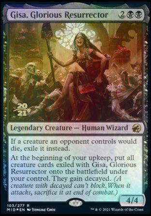 Gisa, Glorious Resurrector [Innistrad: Midnight Hunt Prerelease Promos] | Exor Games Dartmouth