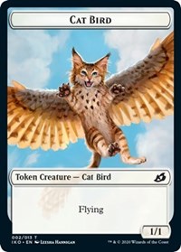 Cat Bird // Human Soldier (004) Double-sided Token [Ikoria: Lair of Behemoths Tokens] | Exor Games Dartmouth