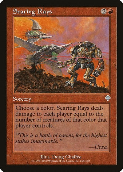 Searing Rays [Invasion] | Exor Games Dartmouth
