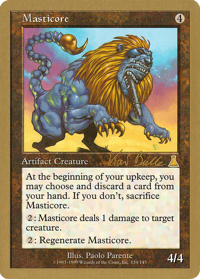 Masticore (Kai Budde) [World Championship Decks 1999] | Exor Games Dartmouth