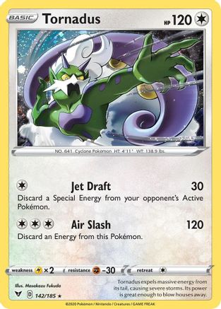 Tornadus (142/185) (Cosmos Holo) [Sword & Shield: Vivid Voltage] | Exor Games Dartmouth