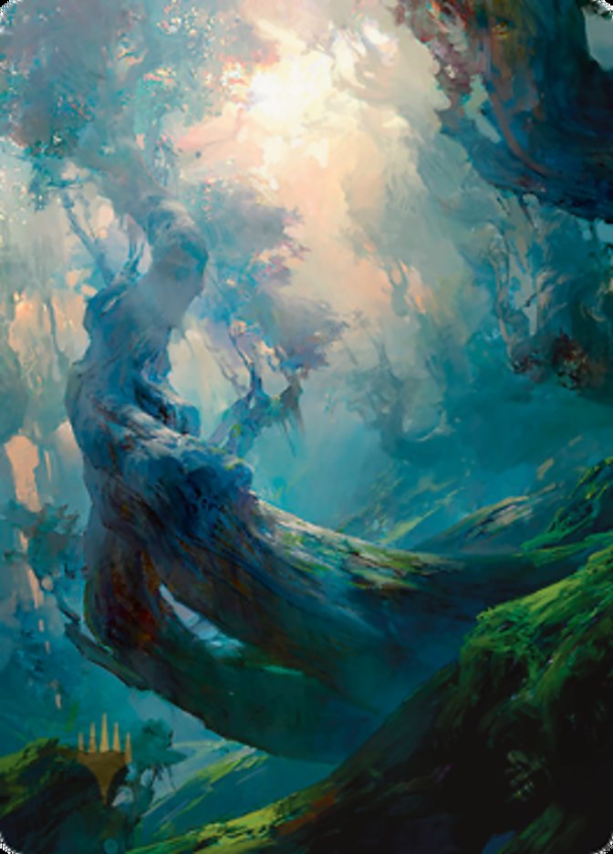 Forest 3 Art Card (Gold-Stamped Signature) [Zendikar Rising Art Series] | Exor Games Dartmouth