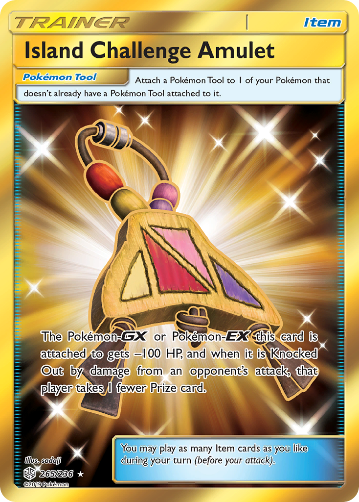 Island Challenge Amulet (265/236) [Sun & Moon: Cosmic Eclipse] | Exor Games Dartmouth