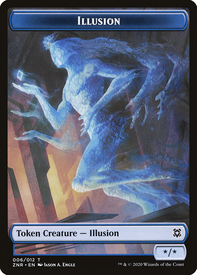 Illusion Token [Zendikar Rising] | Exor Games Dartmouth