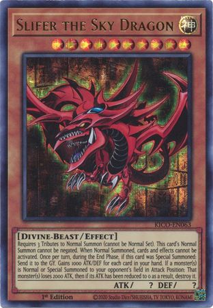 Slifer the Sky Dragon (Ultra Pharaoh's Rare) [KICO-EN063] Ultra Pharaoh’s Rare | Exor Games Dartmouth