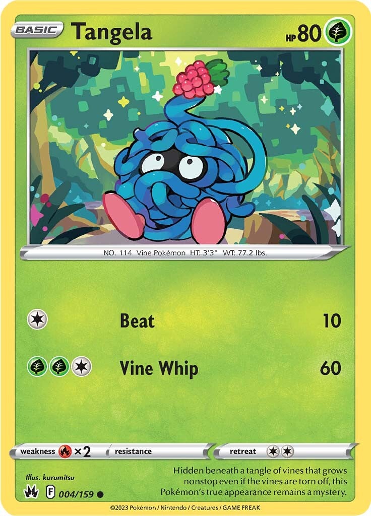 Tangela (004/159) [Sword & Shield: Crown Zenith] | Exor Games Dartmouth