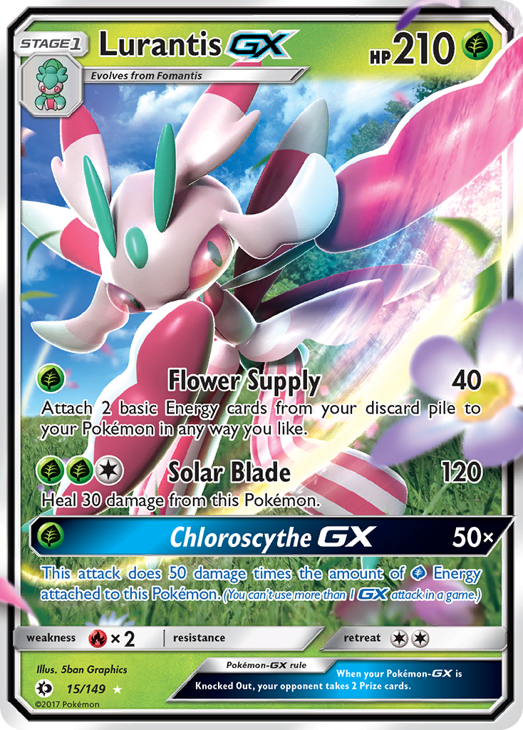 Lurantis GX (15/149) [Sun & Moon: Base Set] | Exor Games Dartmouth