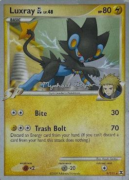 Luxray GL LV.48 (9/111) (Happy Luck - Mychael Bryan) [World Championships 2010] | Exor Games Dartmouth
