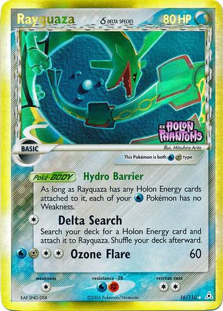 Rayquaza (16/110) (Delta Species) (Stamped) [EX: Holon Phantoms] | Exor Games Dartmouth