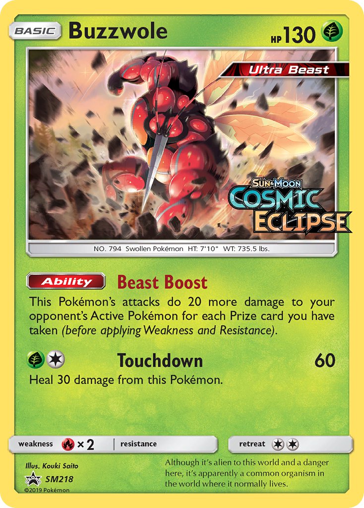 Buzzwole (SM218) [Sun & Moon: Black Star Promos] | Exor Games Dartmouth