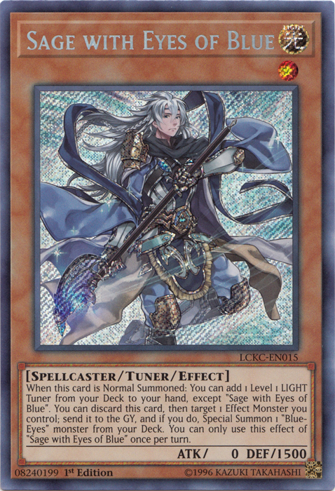 Sage with Eyes of Blue [LCKC-EN015] Secret Rare | Exor Games Dartmouth