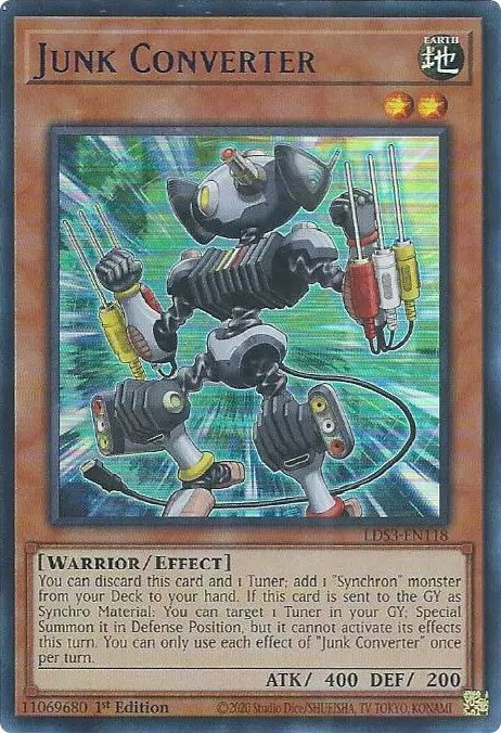 Junk Converter (Blue) [LDS3-EN118] Ultra Rare | Exor Games Dartmouth