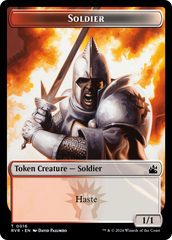 Goblin (0008) // Soldier Double-Sided Token [Ravnica Remastered Tokens] | Exor Games Dartmouth