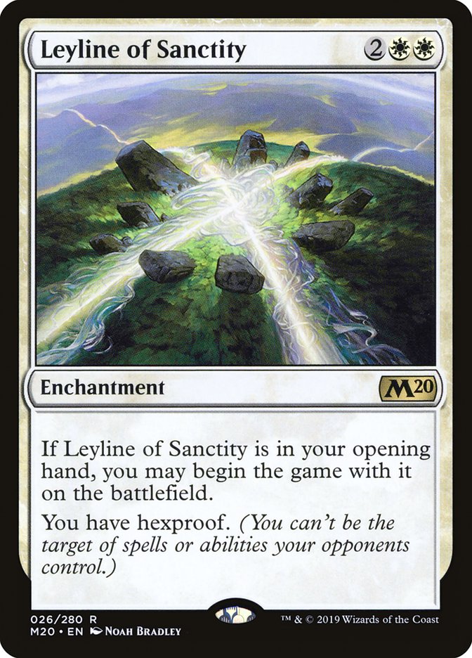 Leyline of Sanctity [Core Set 2020] | Exor Games Dartmouth