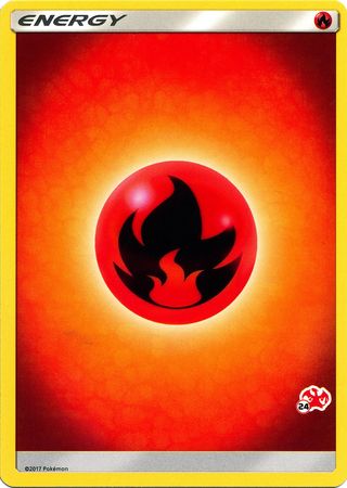 Fire Energy (Charizard Stamp #24) [Battle Academy 2020] | Exor Games Dartmouth