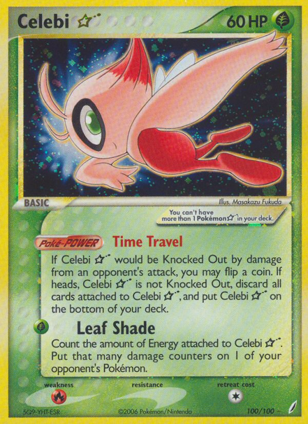 Celebi Star (100/100) [EX: Crystal Guardians] | Exor Games Dartmouth