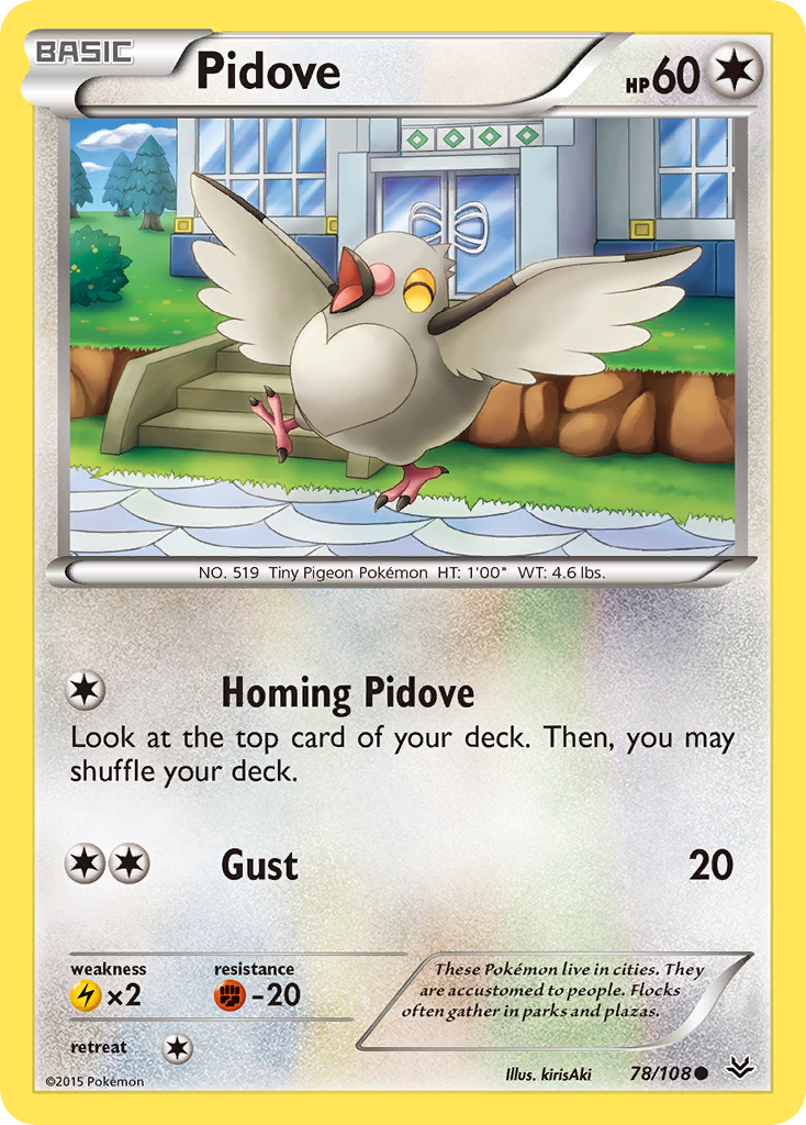 Pidove (78/108) [XY: Roaring Skies] | Exor Games Dartmouth