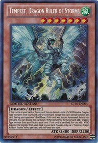 Tempest, Dragon Ruler of Storms [CT10-EN004] Secret Rare | Exor Games Dartmouth