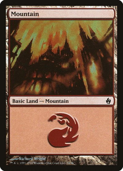 Mountain [Premium Deck Series: Fire and Lightning] | Exor Games Dartmouth