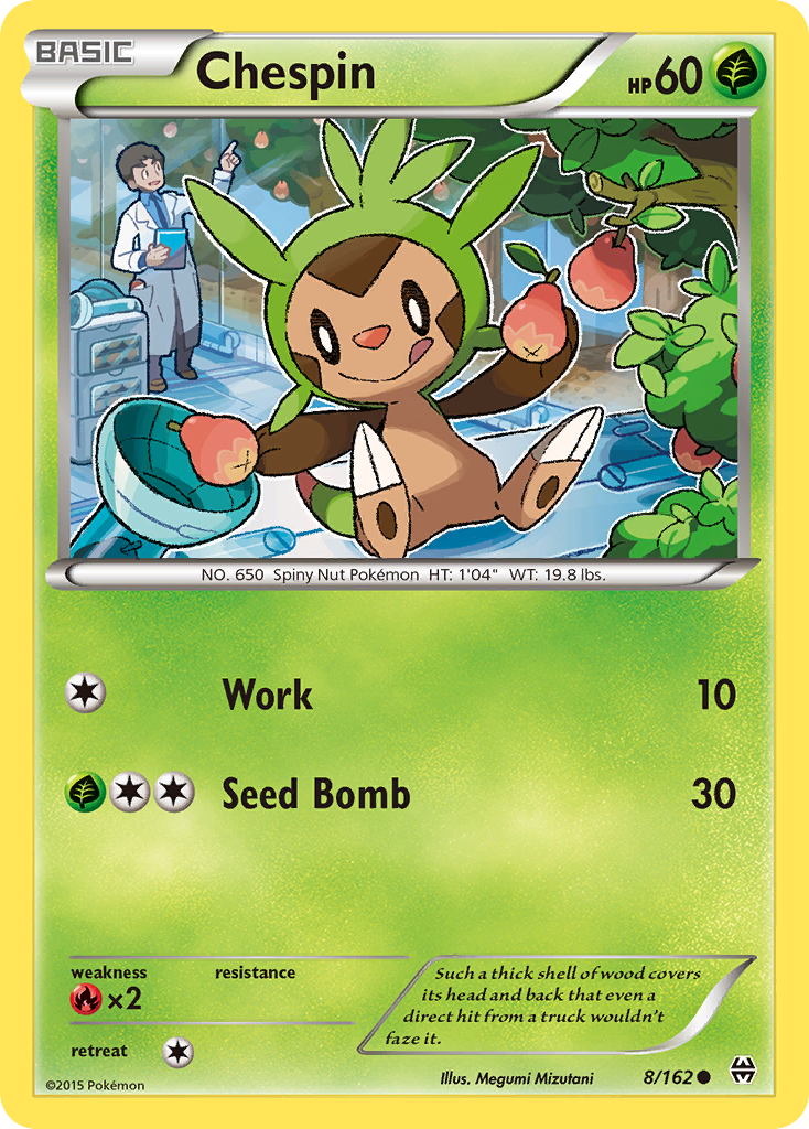 Chespin (8/162) [XY: BREAKthrough] | Exor Games Dartmouth