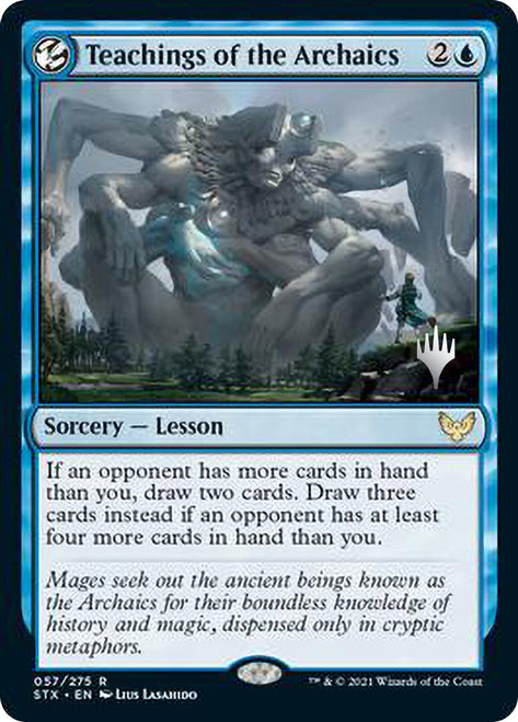 Teachings of the Archaics (Promo Pack) [Strixhaven: School of Mages Promos] | Exor Games Dartmouth