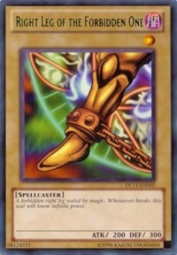 Right Leg of the Forbidden One (Purple) [DL11-EN002] Rare | Exor Games Dartmouth