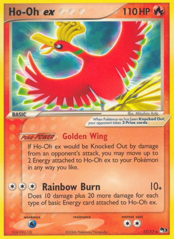 Ho-Oh ex (17/17) (Holo) [POP Series 3] | Exor Games Dartmouth