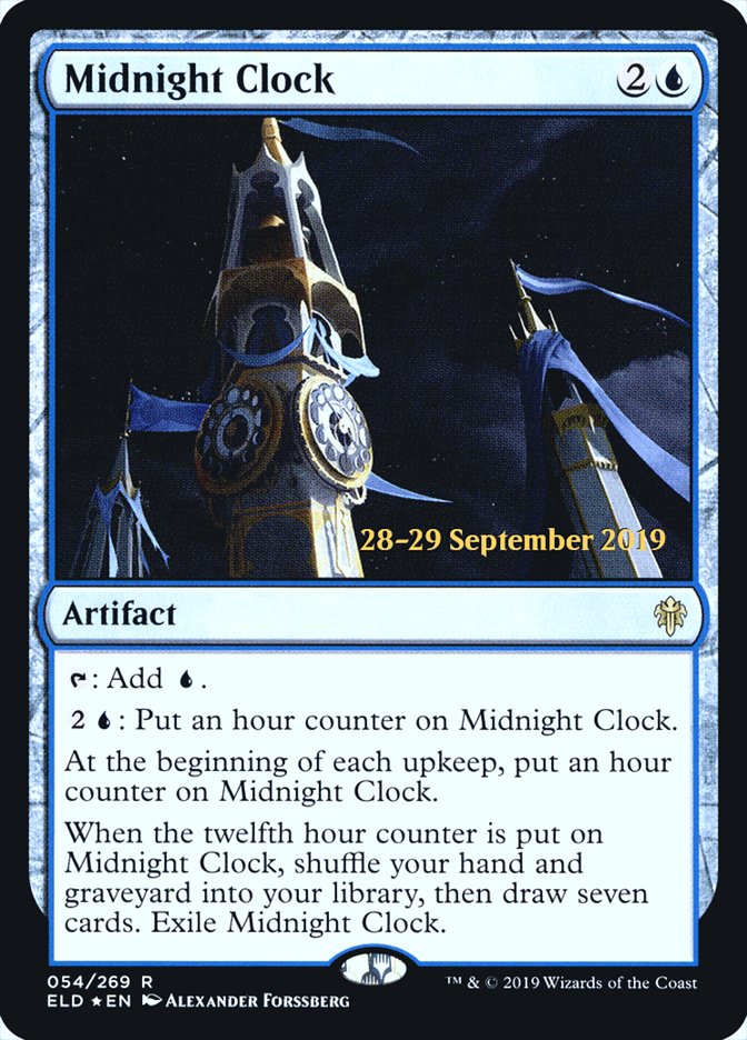 Midnight Clock  [Throne of Eldraine Prerelease Promos] | Exor Games Dartmouth